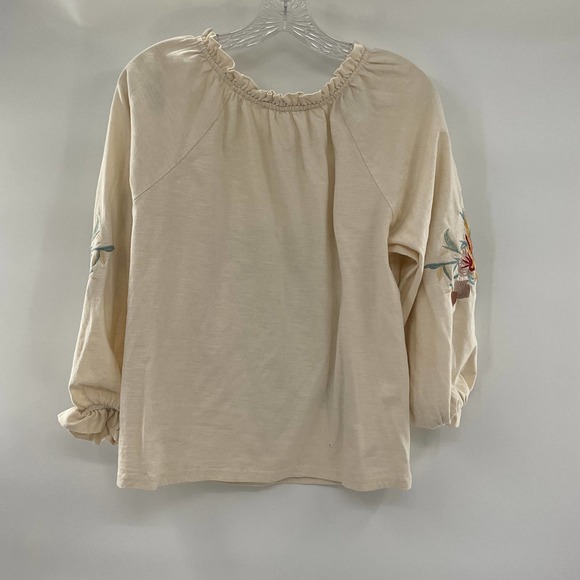 Solitaire Embrodered Blouse off white Medium - Picture 4 of 6